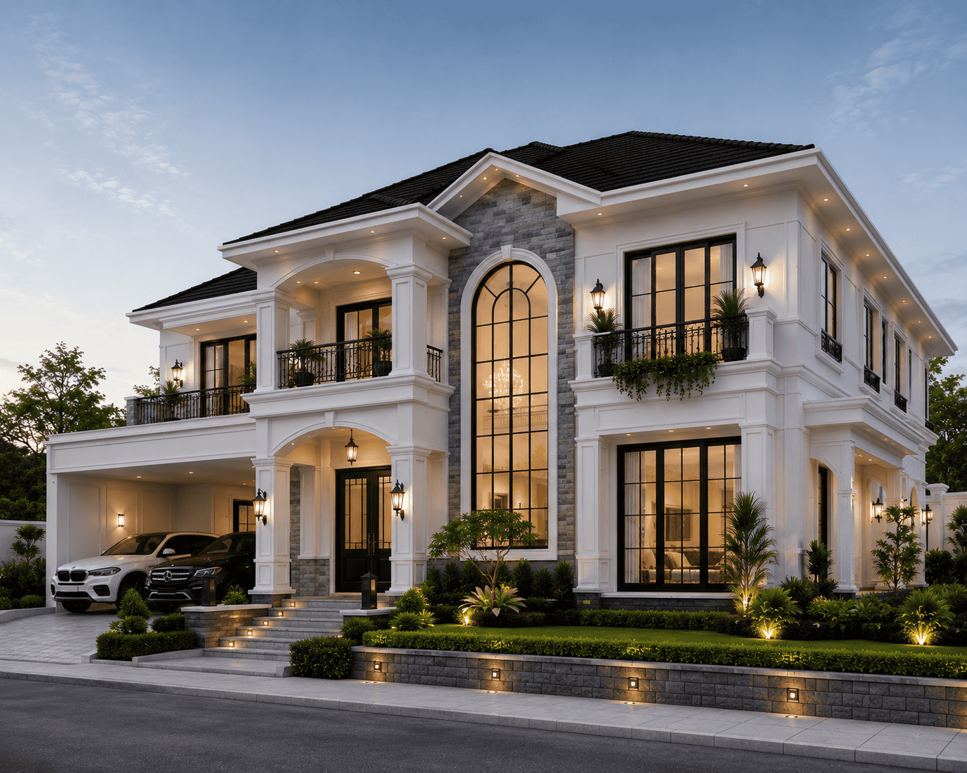 Desain Rumah American Style Bondowoso - Go Arsitek