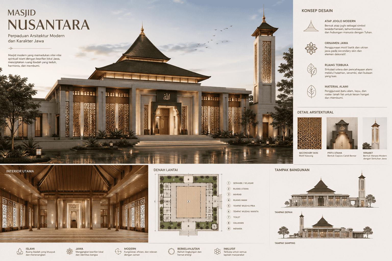 Desain Tempat Ibadah Jakarta - Go Arsitek