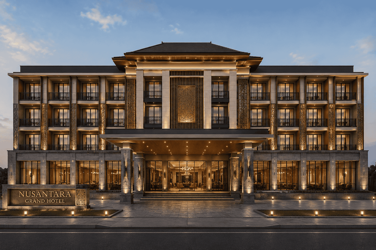 Desain Hotel Lebong - Go Arsitek