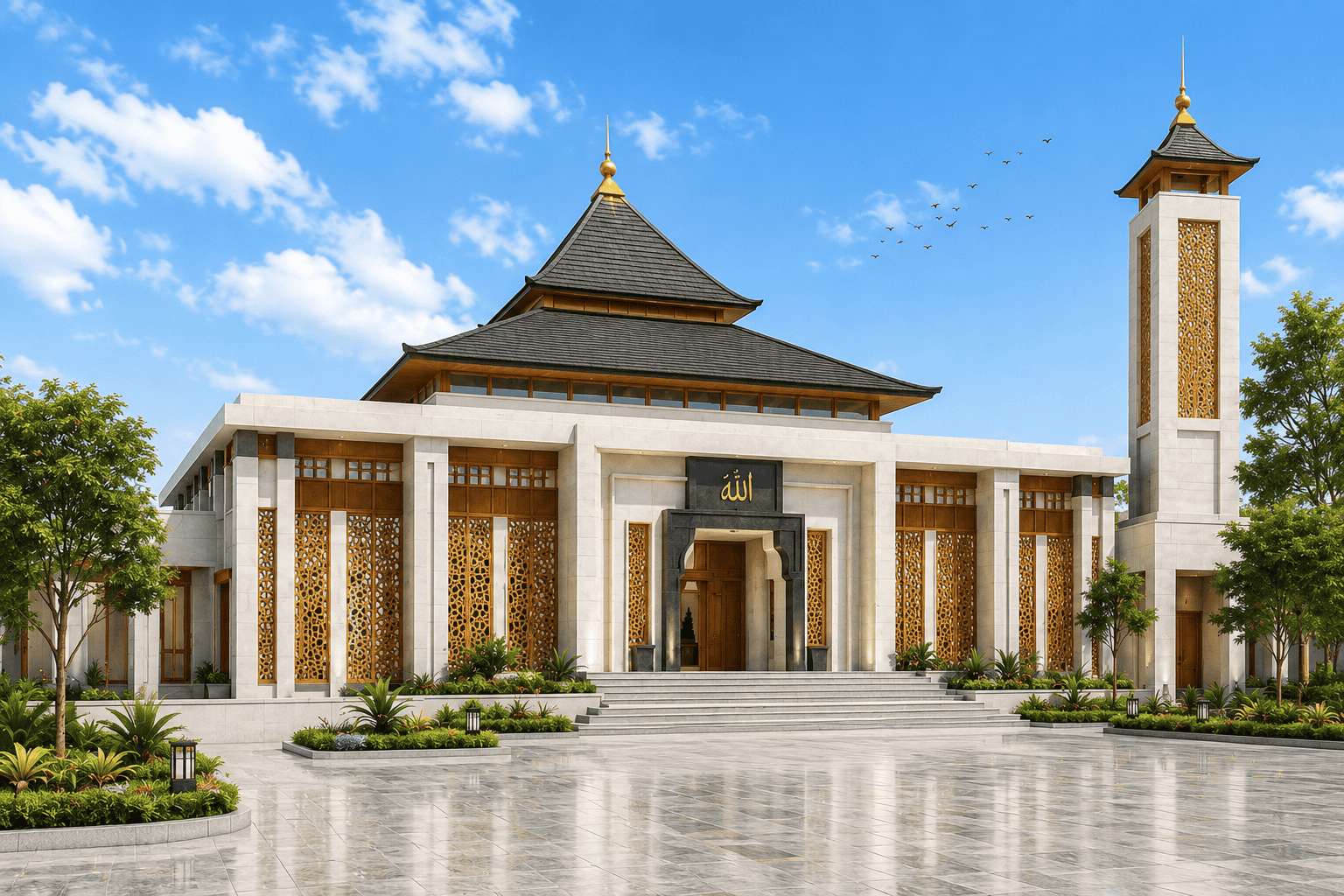 Desain Tempat Ibadah Bengkulu - Go Arsitek