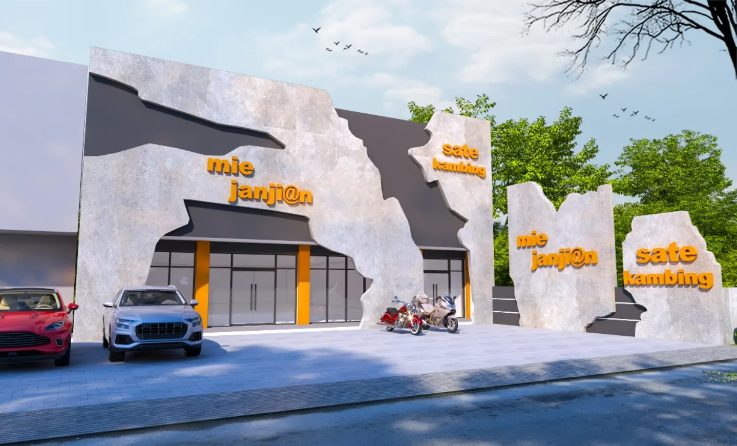 Desain Kafe Restoran Jember - Go Arsitek