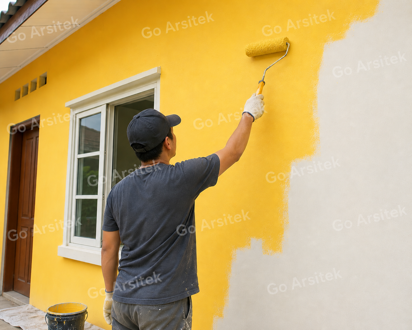 Jasa Cat Rumah Tangerang - Pengecatan Eksterior Interior Profesional Go Arsitek