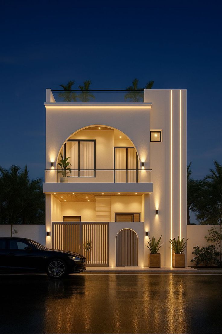 Inspirasi desain villa mewah minimalis