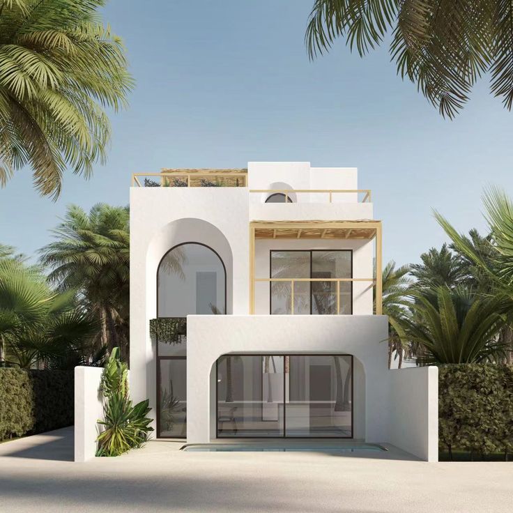 Inspirasi desain villa mewah minimalis