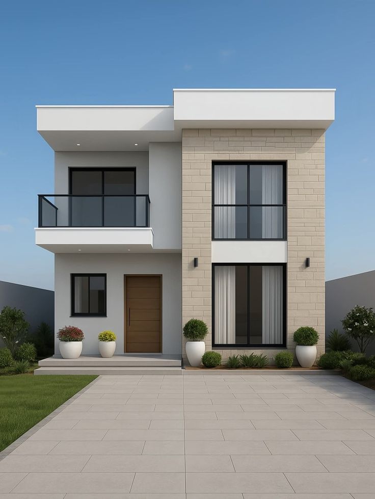 Inspirasi desain villa mewah minimalis