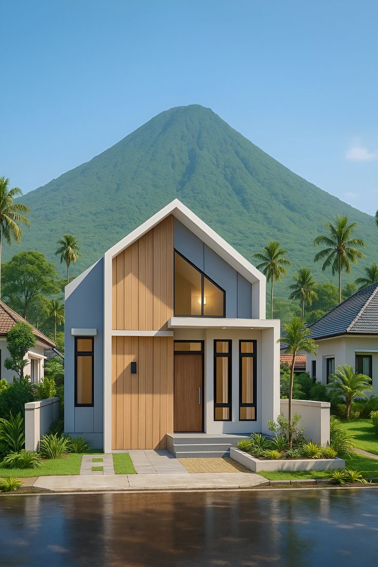 Inspirasi desain villa mewah minimalis