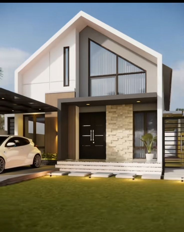Inspirasi desain villa mewah minimalis