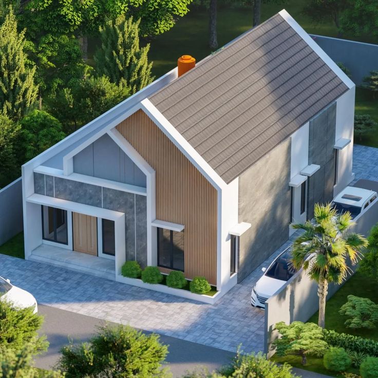 Inspirasi desain villa mewah minimalis